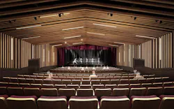 The 300 seat theater in the Glorya Kaufman Performing Arts Center The 300 seat theater in the Glorya Kaufman Performing Arts Center