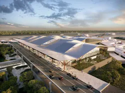 Pittsburgh International Airport rendering exterior Pittsburgh International Airport rendering exterior