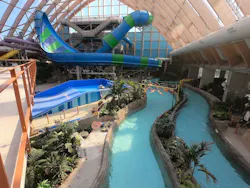 Lazy river at kartrite under construction Lazy river at kartrite under construction