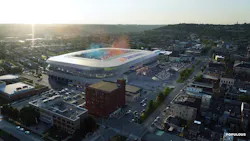 FCC West End Stadium Aerial view from SE FCC West End Stadium Aerial view from SE
