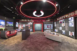 The Reds Marty and Joe broadcasting exhibit The Reds Marty and Joe broadcasting exhibit