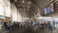 the Cathedral galleria space the Cathedral galleria space