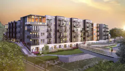 Block 36 from across Fourth Street Block 36 from across Fourth Street