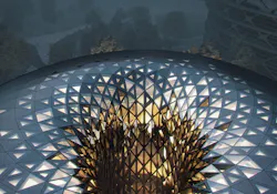 Unicorn Island building close up Unicorn Island building close up