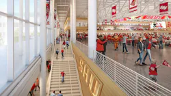 SHU arena concourse SHU arena concourse