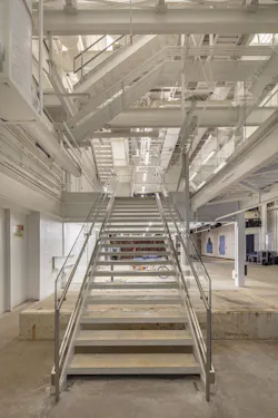 The mezzanines at the Momentary The mezzanines at the Momentary