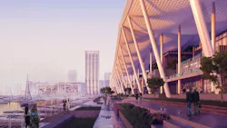 Zhuhai neighborhood at sunrise Zhuhai neighborhood at sunrise