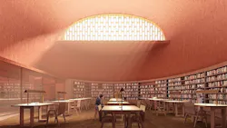 Thabo Mbeki Presidential Library interior reading room Thabo Mbeki Presidential Library interior reading room