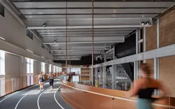 Beloit Powerhouse suspended running track Beloit Powerhouse suspended running track