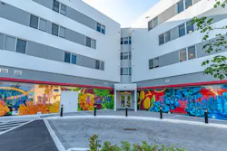 The Residences at Equality Park entrance The Residences at Equality Park entrance