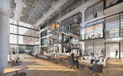 Gathering Spaces Have Access To The Building's Three Floors Gathering Spaces Have Access To The Building's Three Floors