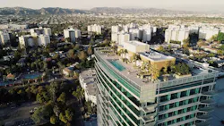 One Museum Square rooftop deck One Museum Square rooftop deck