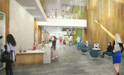 The Center Is Organized Around A Light Filled Multistory Lobby The Center Is Organized Around A Light Filled Multistory Lobby