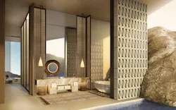 Desert rock interior ensuite Desert rock interior ensuite