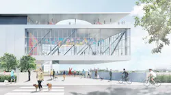 Tampa Museum of Art expansion exterior cantilever Tampa Museum of Art expansion exterior cantilever