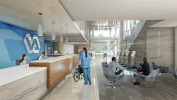 Leo A Daly VA mental health hospital interior Leo A Daly VA mental health hospital interior