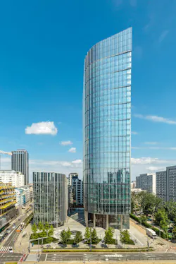 Mennica Legacy Tower facing North Mennica Legacy Tower facing North