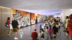 Media screening wall Media screening wall