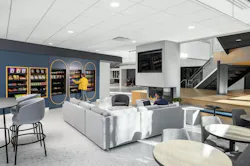 Interior of Crest Ridge, with self-help vending machines Interior of Crest Ridge, with self-help vending machines