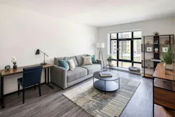 Luxury new Phius-certified apartment living room Luxury new Phius-certified apartment living room