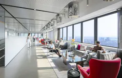 A lounge area within View Boston A lounge area within View Boston