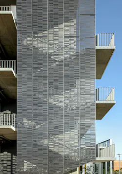 The University of California, Riverside, School of Medicine has opened the 94,576-sf, five-floor Education Building II (EDII). Photo: Bill Timmerman Photography The University of California, Riverside, School of Medicine has opened the 94,576-sf, five-floor Education Building II (EDII). Photo: Bill Timmerman Photography