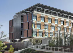 The University of California, Riverside, School of Medicine has opened the 94,576-sf, five-floor Education Building II (EDII). Photo: Bill Timmerman Photography The University of California, Riverside, School of Medicine has opened the 94,576-sf, five-floor Education Building II (EDII). Photo: Bill Timmerman Photography