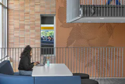 The University of California, Riverside, School of Medicine has opened the 94,576-sf, five-floor Education Building II (EDII). Photo: Bill Timmerman Photography The University of California, Riverside, School of Medicine has opened the 94,576-sf, five-floor Education Building II (EDII). Photo: Bill Timmerman Photography