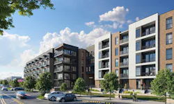 The Vickery mixed-use multifamily rendering The Vickery mixed-use multifamily rendering