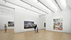 Gallery view inside the new Hawks Pavilion, rendering courtesy Moare Gallery view inside the new Hawks Pavilion, rendering courtesy Moare