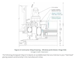 7 steps to investigating curtain wall leaks, Illustration courtesy Kawneer 7 steps to investigating curtain wall leaks, Illustration courtesy Kawneer