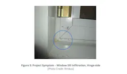 7 steps to investigating curtain wall leaks, Photo courtesy Rimkus 7 steps to investigating curtain wall leaks, Photo courtesy Rimkus