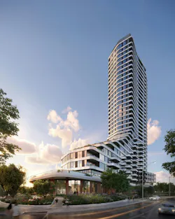 The Clove is approved as a 33-storey tower, with an adjoining nine-storey mid-rise building, totalling more than 600 condominiums. (CNW Group/Mattamy Homes Limited) The Clove is approved as a 33-storey tower, with an adjoining nine-storey mid-rise building, totalling more than 600 condominiums. (CNW Group/Mattamy Homes Limited)