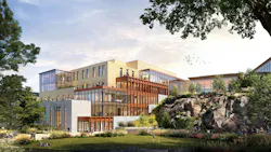 HGA unveils plans to transform an abandoned rock quarry into a new research and innovation campus for Cell Signaling Technology (CST). Rendering courtesy HGA HGA unveils plans to transform an abandoned rock quarry into a new research and innovation campus for Cell Signaling Technology (CST). Rendering courtesy HGA