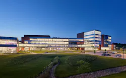 Des Moines University Medicine and Health Sciences opens a new 88-acre campus, Photo: Michael Robinson Photography, courtesy RDG Planning & Design Des Moines University Medicine and Health Sciences opens a new 88-acre campus, Photo: Michael Robinson Photography, courtesy RDG Planning & Design