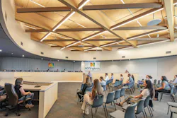 Northglenn, a Denver suburb, opens a net zero, all-electric city hall with a mass timber structure. Photo courtesy City of Northglenn Northglenn, a Denver suburb, opens a net zero, all-electric city hall with a mass timber structure. Photo courtesy City of Northglenn