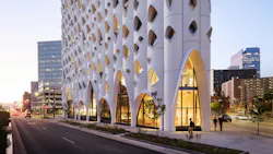 Populus Hotel, Denver, the first carbon positive hotel in the United States. Photo: Jason O'Rear, courtesy The Beck Group Populus Hotel, Denver, the first carbon positive hotel in the United States. Photo: Jason O'Rear, courtesy The Beck Group