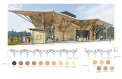 National Conservation Legacy Center, National Museum of Forest Service History. Rendering courtesy Leers Weinzapfel Associates National Conservation Legacy Center, National Museum of Forest Service History. Rendering courtesy Leers Weinzapfel Associates