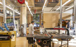 The Shop is a 3,000-sf makerspace near Corgan's Dallas headquarters. Photo courtesy Corgan The Shop is a 3,000-sf makerspace near Corgan's Dallas headquarters. Photo courtesy Corgan