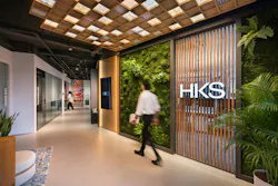 HKS Singapore Office, Singapore, Asia. Visitors are immersed in Singapore’s vibrant heritage in the welcoming lounge, featuring Peranakan tiles and a lush green wall HKS Singapore Office, Singapore, Asia. Visitors are immersed in Singapore’s vibrant heritage in the welcoming lounge, featuring Peranakan tiles and a lush green wall