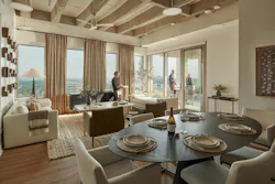 The Residences at Rivermark, Baton Rouge, La. Apartment unit living room The Residences at Rivermark, Baton Rouge, La. Apartment unit living room