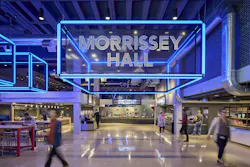 Pictured: Southline, Dorchester, Mass. The 10,000-sf “Morrissey Hall” Food Hall at Southline Pictured: Southline, Dorchester, Mass. The 10,000-sf “Morrissey Hall” Food Hall at Southline