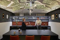 Stonebriar Commercial Finance, Plano, Texas. The speakeasy is one of the standout elements of the space Stonebriar Commercial Finance, Plano, Texas. The speakeasy is one of the standout elements of the space