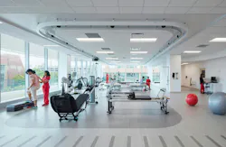 The Perkins&Will-design Gardner Neuroscience Institute is an example of a building that supports advanced neurological care. The Perkins&Will-design Gardner Neuroscience Institute is an example of a building that supports advanced neurological care.