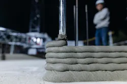 Modern construction of 3D houses. printed house using a 3D printer. printed house on a 3D printer, innovative construction technologies. Modern construction of 3D houses. printed house using a 3D printer. printed house on a 3D printer, innovative construction technologies.