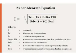 Created in 1957, the Neher-McGrath Equation still proves useful today. Photo courtesy Stantec Created in 1957, the Neher-McGrath Equation still proves useful today. Photo courtesy Stantec