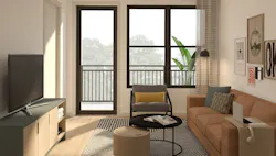 Through Built to Spec, the MCA and Morgan Li teams collaborate with developers to understand their vision, project parameters and budget, then tailor purpose-built pieces for student unit living rooms, kitchens, and bedrooms. Image © MCA Through Built to Spec, the MCA and Morgan Li teams collaborate with developers to understand their vision, project parameters and budget, then tailor purpose-built pieces for student unit living rooms, kitchens, and bedrooms. Image © MCA