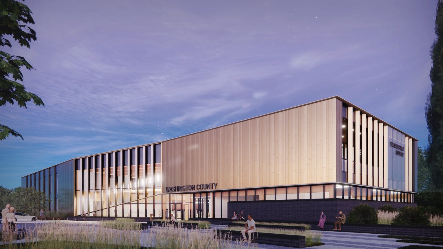 The new Central Service Center in Woodbury, Minn., showcases mass timber design.