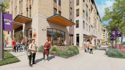 Rendering: Ramza, courtesy TCU and Endeavor Real Estate Group Rendering: Ramza, courtesy TCU and Endeavor Real Estate Group