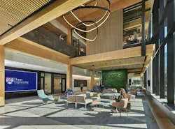 Amy Gutmann Hall at the University of Pennsylvania. Photo credit Jeffrey Totaro, courtesy Lake Flato Amy Gutmann Hall at the University of Pennsylvania. Photo credit Jeffrey Totaro, courtesy Lake Flato